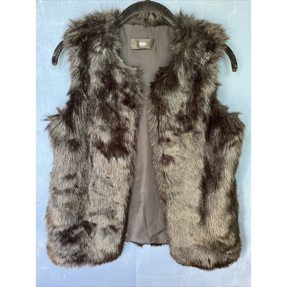 Mossimo Vest Womens Size X-Small Faux Fur Lined soft Fall Cozy - Picture 1 of 6